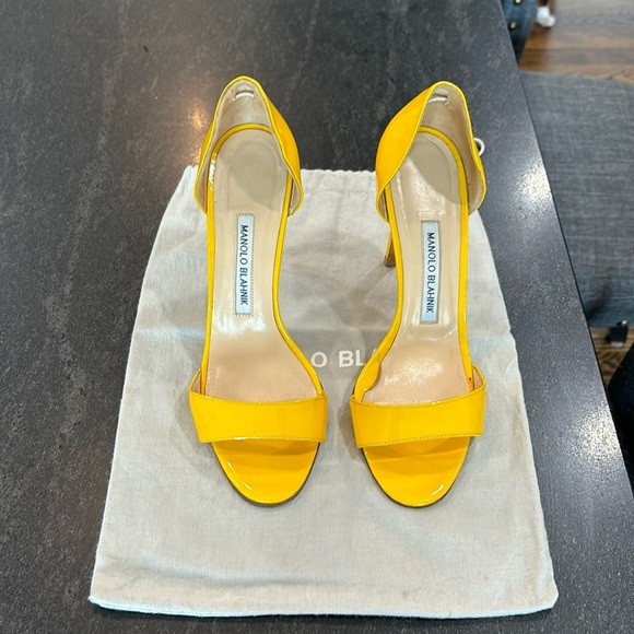 Manolo Blahnik pumps, yellow, size 37 - Picture 1 of 4